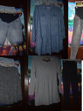 6-Piece Multiple brands Maternity Bundle – Medium